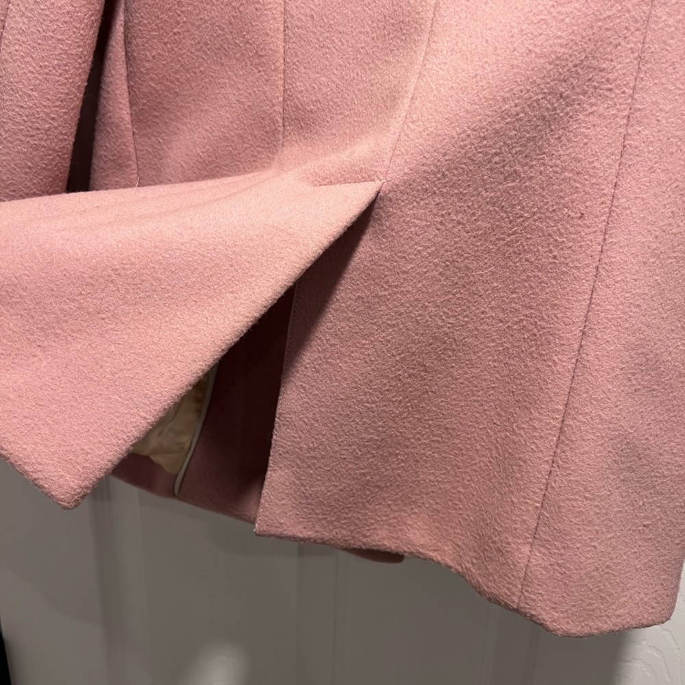 GAP Women’s Pink Pea Coat, Size small - Picture 9 of 11